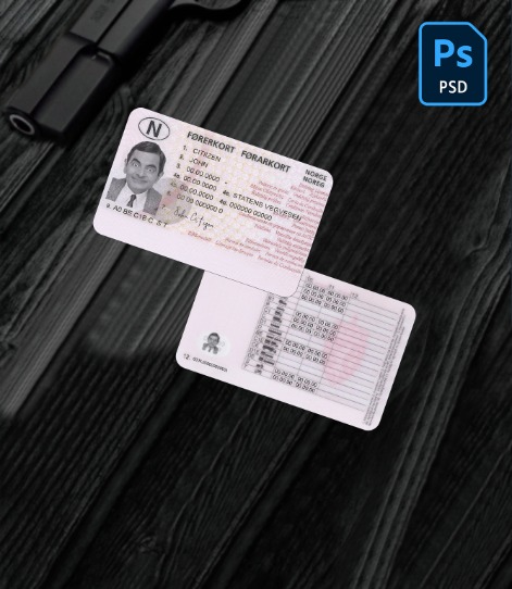Norway driving license 2013 – present PSD